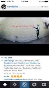 BanksyNYC Instagram